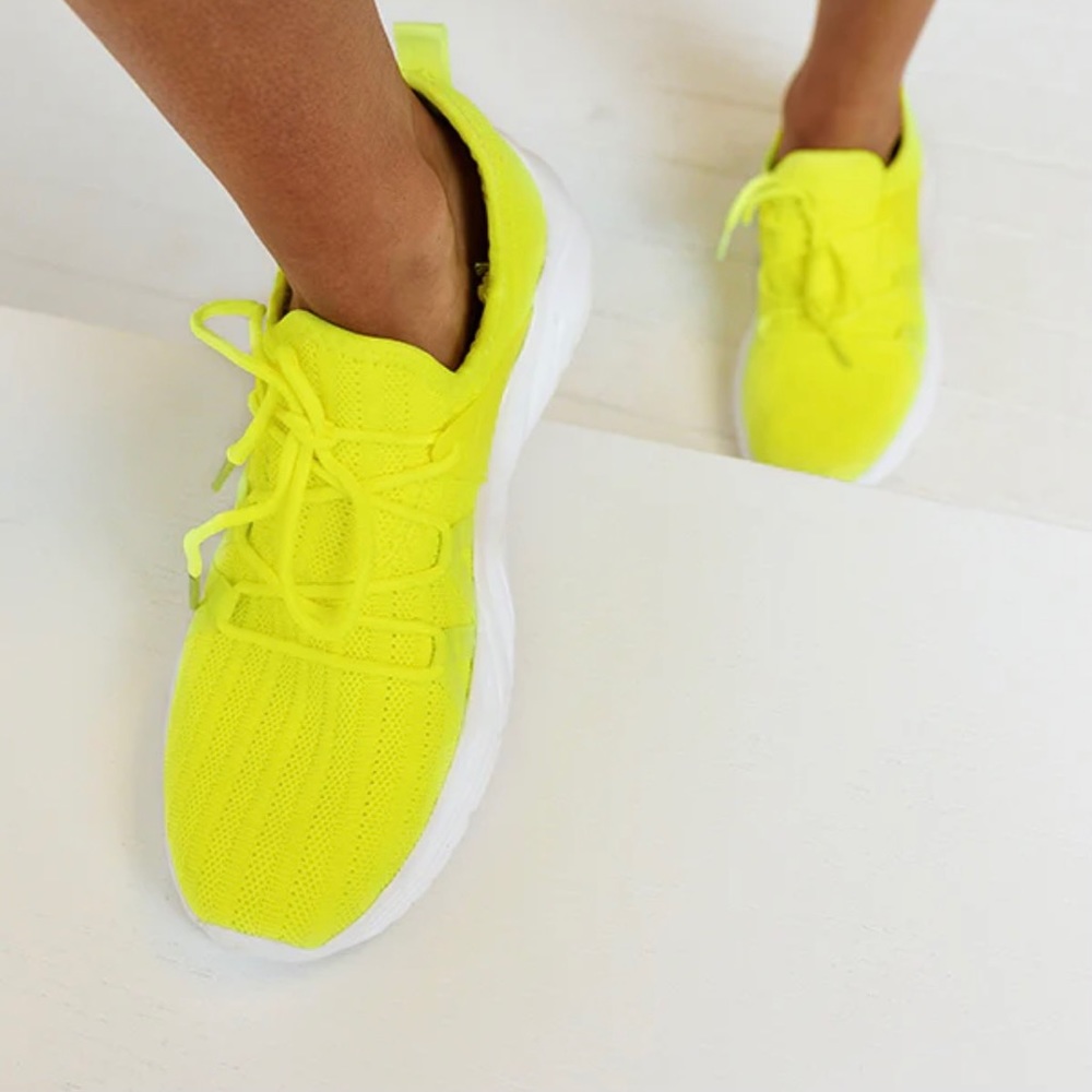 Neon Yellow Sneakers